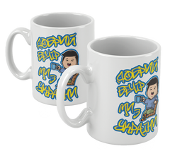 Чашка з Кимом який каже Доброго вечора ми з України!