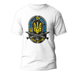 , Белый, S, Унисекс, Классика, Военные принты
